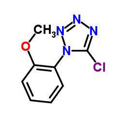 5-Chloro-1-(2-methoxyphenyl)-1H-tetrazole结构式