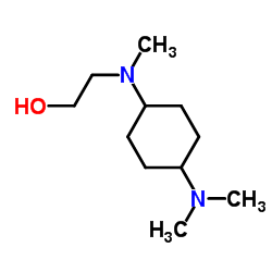 2-{[4-(Dimethylamino)cyclohexyl](methyl)amino}ethanol结构式