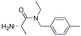 (S)-2-AMino-N-ethyl-N-(4-Methyl-benzyl)-propionaMide Structure