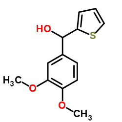 (3,4-Dimethoxyphenyl)(2-thienyl)methanol结构式