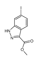 methyl 6-iodo-1H-indazole-3-carboxylate结构式