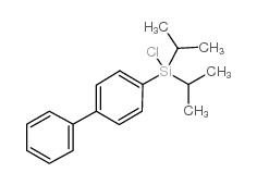 biphenyldiisopropylsilyl chloride Structure