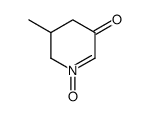 3-methyl-1-oxido-3,4-dihydro-2H-pyridin-1-ium-5-one结构式