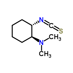 (1S,2S)-2-异硫氰基-N,N-二甲基环己胺结构式