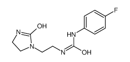 1-(4-fluorophenyl)-3-[2-(2-oxoimidazolidin-1-yl)ethyl]urea结构式