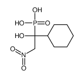 (1-cyclohexyl-1-hydroxy-2-nitroethyl)phosphonic acid Structure