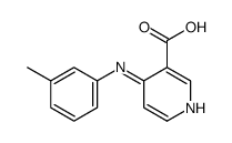 4-(3-methylanilino)pyridine-3-carboxylic acid Structure