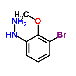 (3-Bromo-2-methoxyphenyl)hydrazine Structure