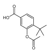 3-acetyloxy-4-tert-butylbenzoic acid结构式
