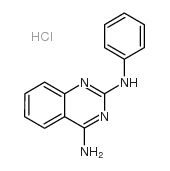 2-N-phenylquinazoline-2,4-diamine,hydrochloride Structure