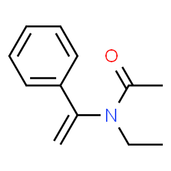 Acetamide,N-ethyl-N-(1-phenylethenyl)-结构式