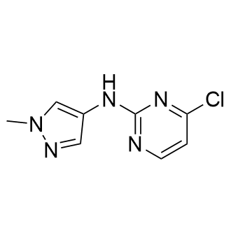 4-Chloro-N-(1-methyl-1H-pyrazol-4-yl)pyrimidin-2-amine Structure