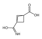 Bicyclo[1.1.1]pentane-1-carboxylic acid, 3-(aminocarbonyl)- (9CI)结构式