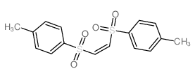 Benzene,1,1'-[(1Z)-1,2-ethenediylbis(sulfonyl)]bis[4-methyl-结构式