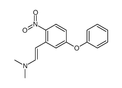 trans-1-(2-(N,N-dimethylamino)ethenyl)-5-phenoxy-2-nitrobenzene结构式