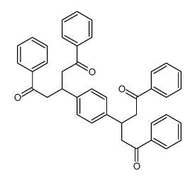3-[4-(1,5-dioxo-1,5-diphenylpentan-3-yl)phenyl]-1,5-diphenylpentane-1,5-dione Structure