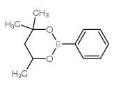 4,4,6-三甲基-2-苯基-1,3,2-二氧硼烷结构式