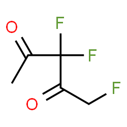 2,4-Pentanedione,1,3,3-trifluoro- structure