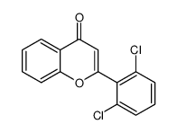 2-(2,6-dichlorophenyl)chromen-4-one Structure