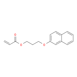 3-(Naphthalen-2-yloxy)propyl acrylate structure