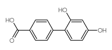 [1,1-Biphenyl]-4-carboxylicacid,2,4-dihydroxy-(9CI) Structure
