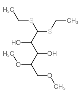 Xylose,4,5-di-O-methyl-, diethyl mercaptal, D- (8CI) Structure