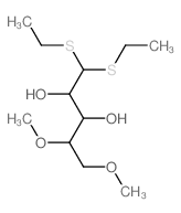 Xylose,4,5-di-O-methyl-, diethyl mercaptal, D- (8CI) structure