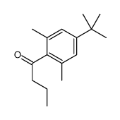 4'-tert-butyl-2',6'-dimethylbutyrophenone structure