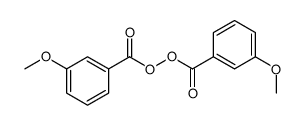 (3-methoxybenzoyl) 3-methoxybenzenecarboperoxoate Structure