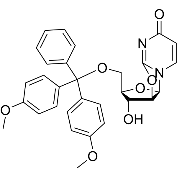 5'-Protected 2,2'-anhydrouridine Structure
