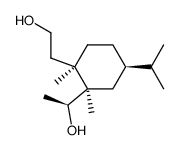 (1R,2R,4R)-1,2,-dimethyl-2-(1-hydroxyethyl)-4-isopropylcyclohexaneethanol结构式