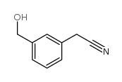 2-(3-(羟基甲基)苯基)乙腈结构式