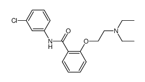 N-(3-Chlorophenyl)-2-[2-(diethylamino)ethoxy]benzamide结构式