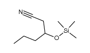 3-Trimethylsilyloxy-capronitril结构式