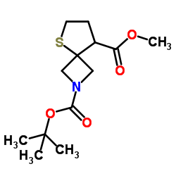 2-tert-Butyl 8-methyl 5-thia-2-azaspiro[3.4]octane-2,8-dicarboxylate structure