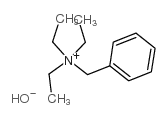 Benzyltriethylammonium hydroxide structure