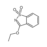 3-ETHOXYBENZO[D]ISOTHIAZOLE 1,1-DIOXIDE structure