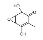 (1R,6α)-4,5α-Dihydroxy-3-methyl-7-oxabicyclo[4.1.0]hept-3-en-2-one结构式