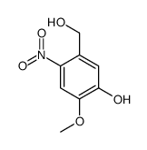 5-(hydroxymethyl)-2-methoxy-4-nitrophenol Structure