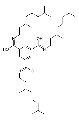 1-N,3-N,5-N-tris(3,7-dimethyloctyl)benzene-1,3,5-tricarboxamide Structure