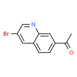 1-(3-bromoquinolin-7-yl)ethanone Structure