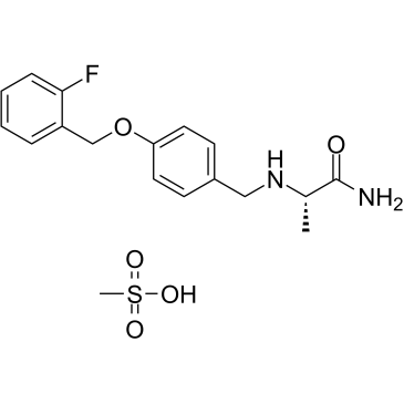 Ralfinamide Mesylate Structure