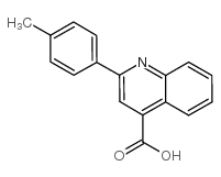 2-p-tolyl-quinoline-4-carboxylic structure