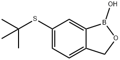 6-(tert-Butylthio)benzo[c][1,2]oxaborol-1(3H)-ol结构式