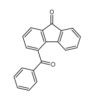 4-benzoyl-fluoren-9-one Structure