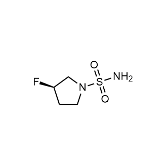 (R)-3-Fluoropyrrolidine-1-sulfonamide Structure