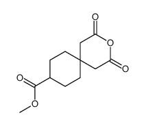 methyl 2,4-dioxo-3-oxaspiro[5.5]undecane-9-carboxylate结构式