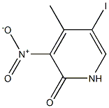 5-Iodo-4-methyl-3-nitro-1H-pyridin-2-one Structure