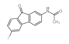 Acetamide,N-(6-fluoro-9-oxo-9H-fluoren-2-yl)-结构式
