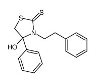 4-hydroxy-4-phenyl-3-(2-phenylethyl)-1,3-thiazolidine-2-thione Structure